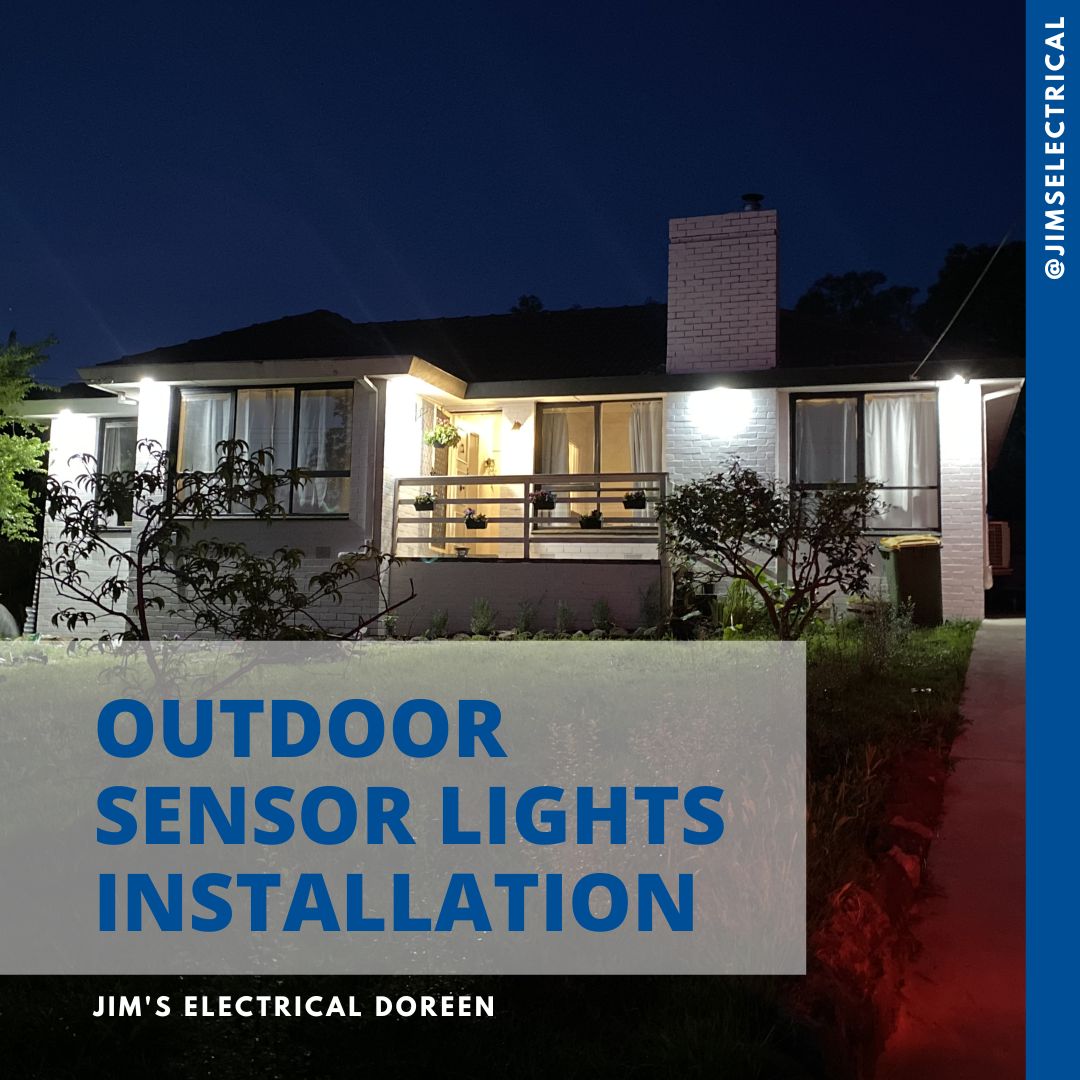 Outdoor Sensor Lights Installation